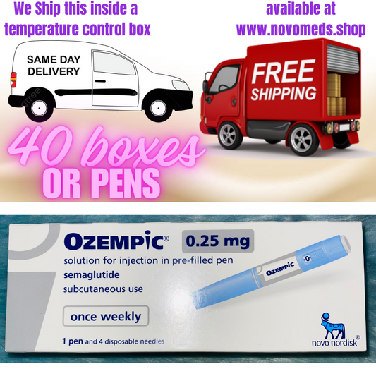 Ozempic® Philippines (semaglutide) 0.25 mg Solution for Injection / 40 Pens or 40 Boxes