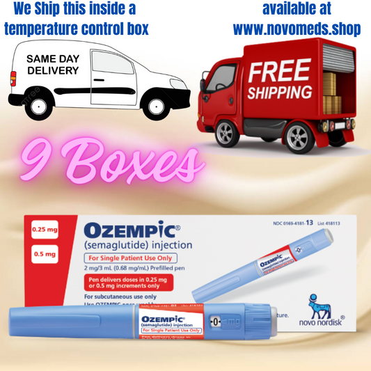 Ozempic® Philippines (semaglutide) 0.25 mg - 0.50 mg Solution for Injection / 9 Pens or 9 Boxes