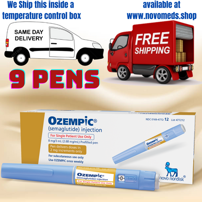 Ozempic® Philippines (semaglutide) 2mg Solution for Injection / 9 Pens or 9 Boxes