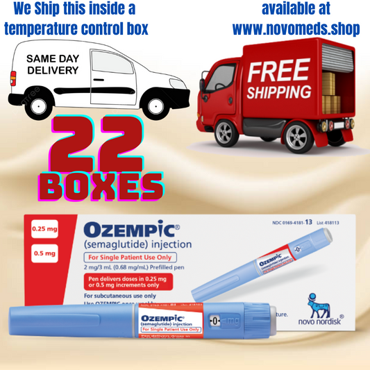 Ozempic® Philippines (semaglutide) 0.25 mg - 0.50 mg Solution for Injection / 22 Pens or 22 Boxes