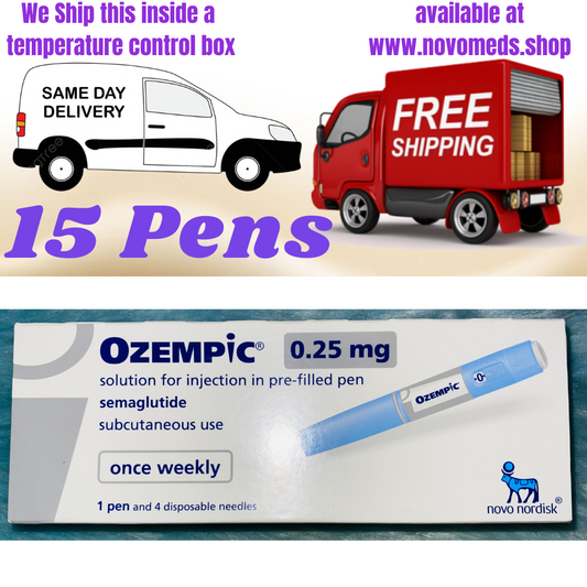 Ozempic® Philippines (semaglutide) 0.25 mg Solution for Injection / 15 Pens or 15 Boxes