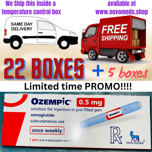 Limited Promo!!! Ozempic® Philippines (semaglutide) 0.50 mg Solution for Injection / 27 Pens or 27 Boxes