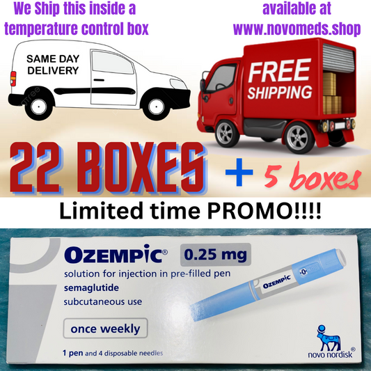 Limited Time!!! Ozempic® Philippines (semaglutide) 0.25 mg Solution for Injection / 27 Pens or 27 Boxes