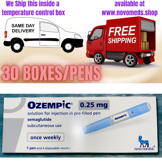 Ozempic® Philippines (semaglutide) 0.25 mg Solution for Injection / 30 Pens or 30 Boxes